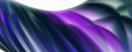 Glossy colorful liquid waves abstract background,, modern techno lines. Vector stripes, motion conceptのイラスト素材