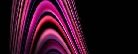 Fluid color waves with light effects, vector abstract background, modern templateのイラスト素材