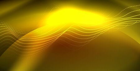 Neon wave backgroundのイラスト素材