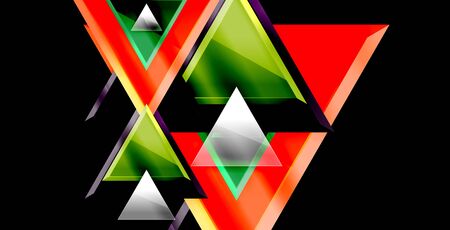 Triangle abstract backgroundのイラスト素材