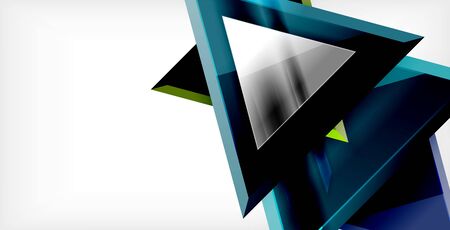 Triangle abstract vector backgroundのイラスト素材