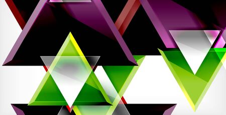 Triangle abstract vector backgroundのイラスト素材