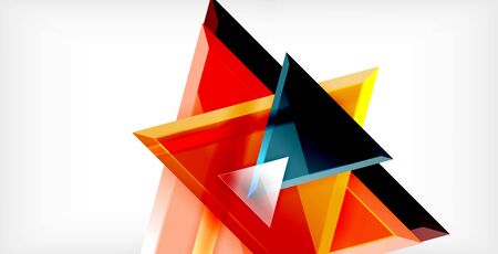 Triangle abstract backgroundのイラスト素材