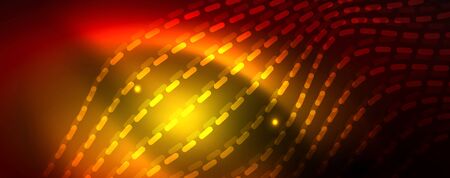 Shiny neon lines techno magic futuristic background, magic energy space light concept, abstract background wallpaper design, vector illustrationのイラスト素材