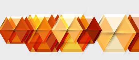 Hexagon abstract background, geometrical modern template, vector business presentation wallpaper designのイラスト素材