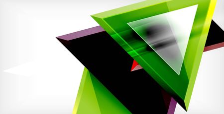 Triangle abstract vector backgroundのイラスト素材