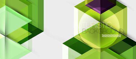 Hexagon vector business presentation or brochure template, technology modern design, vector illustrationのイラスト素材