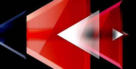 Triangle abstract vector backgroundのイラスト素材