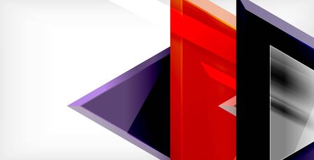 3d triangular vector minimal abstract background design, abstract poster geometric design, vector illustrationのイラスト素材