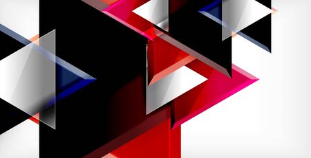 Triangle abstract vector background