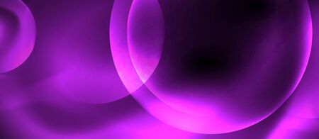 Shiny neon circles abstract background, vector templateのイラスト素材