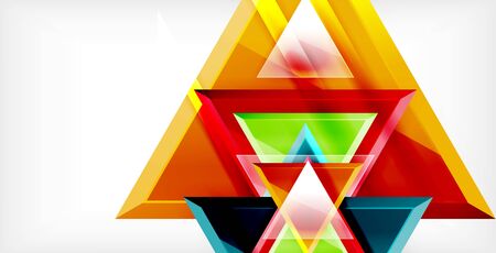 Triangle abstract backgroundのイラスト素材