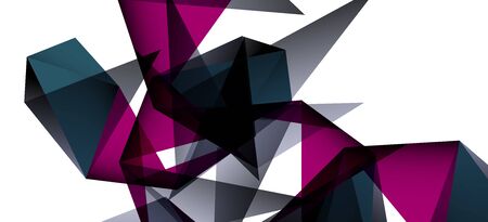 Triangle geometric background in trendy style on light background. Retro vector illustration. Colorful bright. Trendy modern style. Vector business illustration.のイラスト素材