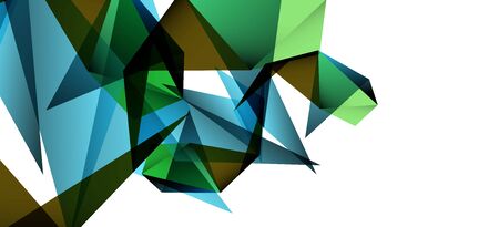 Triangle geometric background in trendy style on light background. Retro vector illustration. Colorful bright. Trendy modern style. Vector business illustration. Geometric template.のイラスト素材