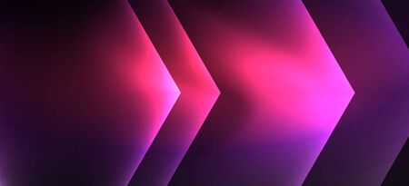 Shiny hexagon neon template. Futuristic digital technology concept. Vector abstract graphic design.のイラスト素材