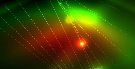 Shiny neon space background, vector templateのイラスト素材