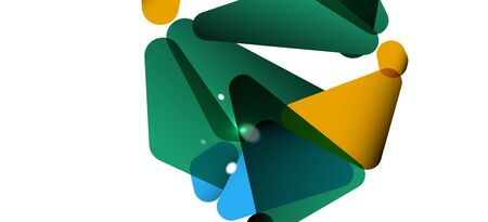 Triangle geometric background in trendy style on light background. Retro vector illustration. Colorful bright. Trendy modern style. Vector business illustration. Geometric template.のイラスト素材