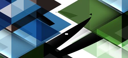 Colorful repeating triangles modern geometric in contemporary style on white background. Abstract geometric shape. Modern stylish texture. Vector abstract graphic design.のイラスト素材