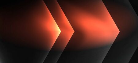 Neon color hexagon shapes, lines on black background. Modern template for web backdrop design. Abstract geometric frame. Vector futuristic template background.のイラスト素材