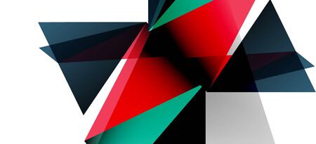 Triangle geometric background in trendy style on light background. Retro vector illustration. Colorful bright. Trendy modern style. Vector business illustration. Geometric template.のイラスト素材