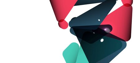 Triangle geometric background in trendy style on light background. Retro vector illustration. Colorful bright. Trendy modern style. Vector business illustration. Geometric template.のイラスト素材