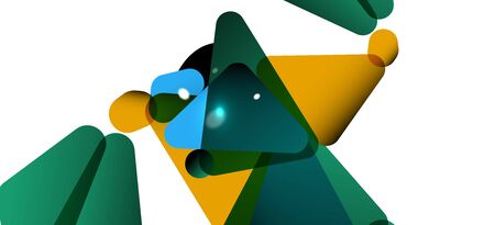 Triangle geometric background in trendy style on light background. Retro vector illustration. Colorful bright. Trendy modern style. Vector business illustration. Geometric template.のイラスト素材