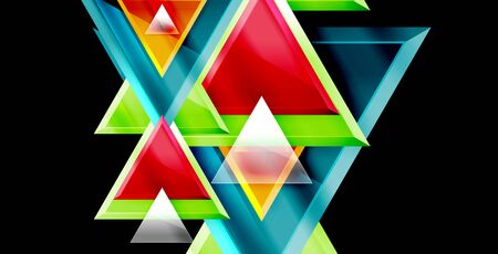 Triangle abstract backgroundのイラスト素材
