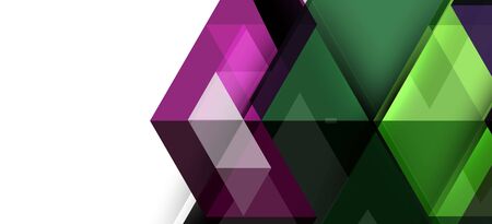Abstract concept triangle graphic element. Technology background. Banner, poster template. Art vector background futuristic design.のイラスト素材