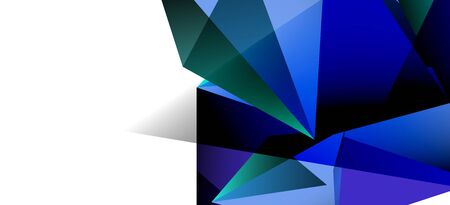 Triangle geometric background in trendy style on light background. Retro vector illustration. Colorful bright. Trendy modern style. Vector business illustration.のイラスト素材