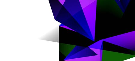 Triangle geometric background in trendy style on light background. Retro vector illustration. Colorful bright. Trendy modern style. Vector business illustration. Geometric template.のイラスト素材