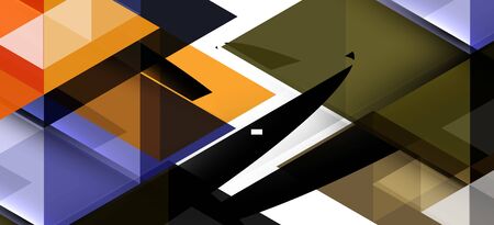 Abstract triangle pattern, colorful backdrop. Presentation template. Modern textured shape. Trendy modern style. Vector abstract geometric graphic design.のイラスト素材