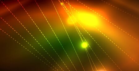 Shiny neon space backgroundのイラスト素材