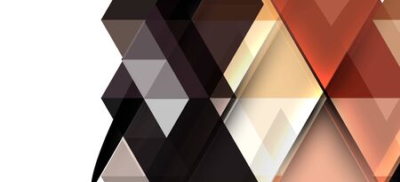 Modern mosaic triangle template background, great design for any purposes. Abstract geometric graphic design triangle pattern. Geometric line pattern.のイラスト素材