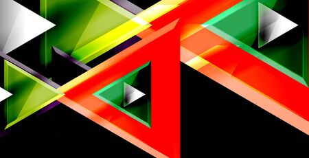 Triangle abstract vector backgroundのイラスト素材