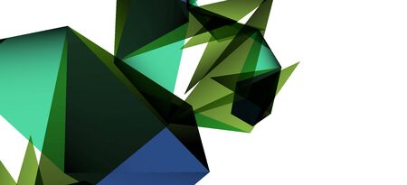 Triangle geometric background in trendy style on light background. Retro vector illustration....