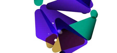 Triangle geometric background in trendy style on light background. Retro vector illustration. Colorful bright. Trendy modern style. Vector business illustration. Geometric template.のイラスト素材