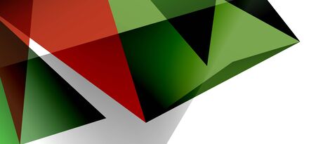 Vintage abstract template with triangle mosaic composition vector white background. Simple design background. Modern flat design. Color abstract background. Beautiful vector pattern.のイラスト素材