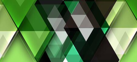 Colorful repeating triangles modern geometric in contemporary style on white background. Abstract geometric shape. Modern stylish textureのイラスト素材