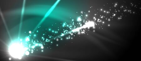 Colorful pyrotechnics show. Sky clouds. Black background. Festival celebration. Abstract fireworks...