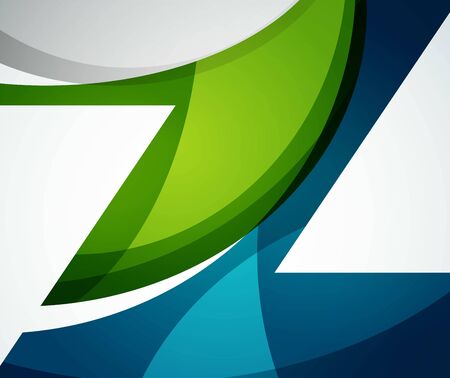 Wave geometric background design templateのイラスト素材