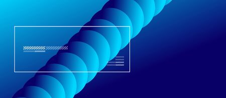 Simple abstract background with neon color circles. Memphis Style Geometric Pattern. Vector Illustration For Wallpaper, Banner, Background, Card, Book Illustration, landing pageのイラスト素材