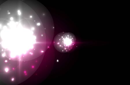 Glowing neon light. Holiday decoration. Abstract neon star background for celebration design.のイラスト素材