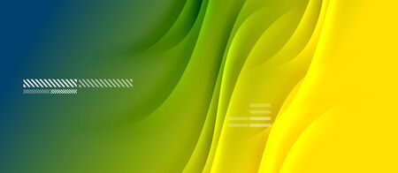 Trendy Simple Fluid Color Gradient Abstract Background With