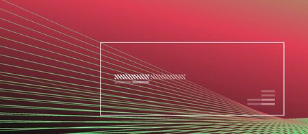 Wave lines with blend effect on fluid gradient, abstract background colorful liquid poster. Vector Illustration For Wallpaper, Banner, Background, Card, Book Illustration, landing pageのイラスト素材