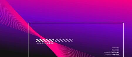 Wave lines with blend effect on fluid gradient, abstract background colorful liquid poster. Vector Illustration For Wallpaper, Banner, Background, Card, Book Illustration, landing pageのイラスト素材