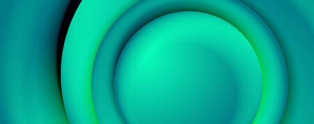 Vector 3d style abstract swirl circles, modern techno digital trendy abstract background. Vector Illustration For Wallpaper, Banner, Background, Card, Book Illustration, landing pageのイラスト素材