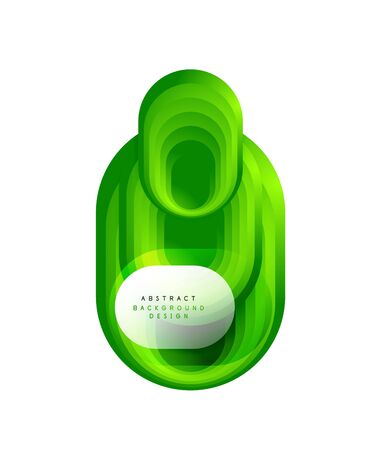 Vector abstract geometric bubble banner created with round shapes. Trendy simple button. Illustration For Wallpaper, Banner, Background, Card, Book Illustration, landing pageのイラスト素材