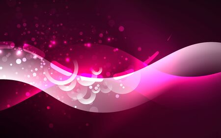 Neon abstract background. Background decoration. Trendy graphic design. Abstract magic light background.のイラスト素材