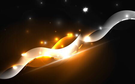 Neon abstract background. Background decoration. Trendy graphic design.のイラスト素材