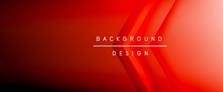 Arrow lines, technology digital template with shadows and lights on gradient background. Trendy simple fluid color gradient abstract background with dynamic straight shadow lines effectのイラスト素材